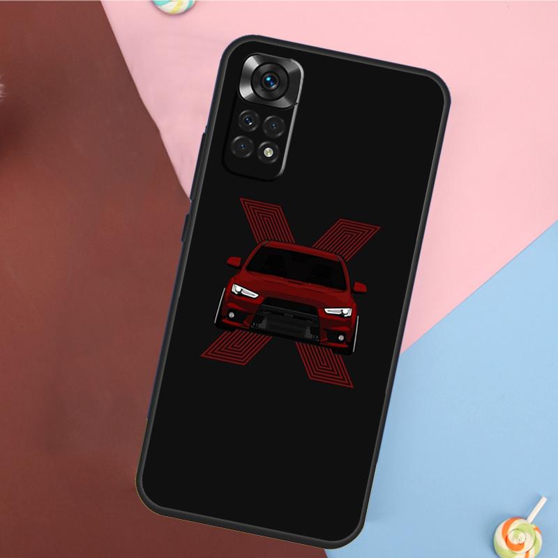 JDM Car Evo Cover For Xiaomi Redmi Note 14 13 Pro 12 11 9 10 9S 10S 11S 12S Redmi 14C 10C 12C 13C Case