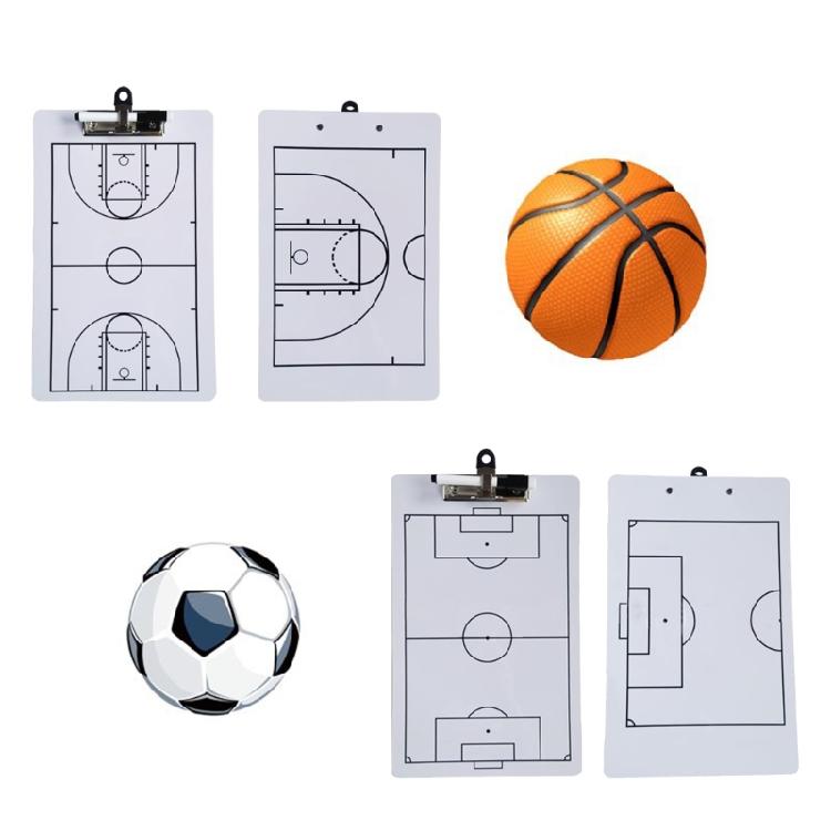Double-Side Basketball Full Half Court Board Dry Erases Football Coaches Board