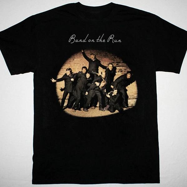 

Paul McCartney Wings Band On The Run T-shirt black All sizes 2F60 L
