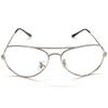 RSINC Full Rim Light Weight, Frame/Eyeglass/Spectacle, Optical, for Men and Women, Silver - Black IB-1 M1 D4-