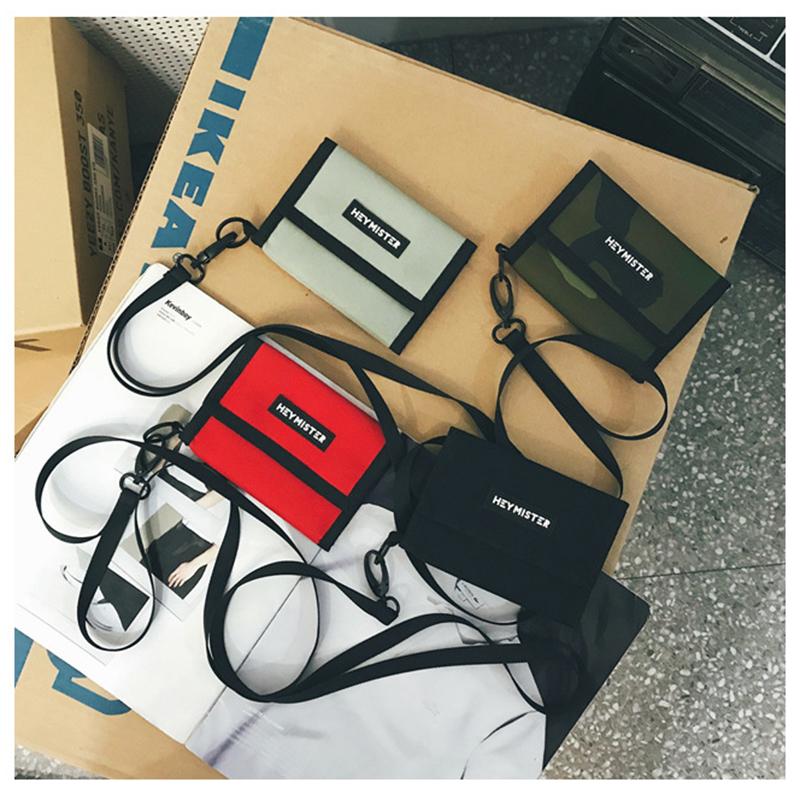 Vogue Personality Wallet Sports Bag Coin Purse Casual Bag Card Holder Wallet Short Wallet Camouflage Bag Student Bag Female Bag