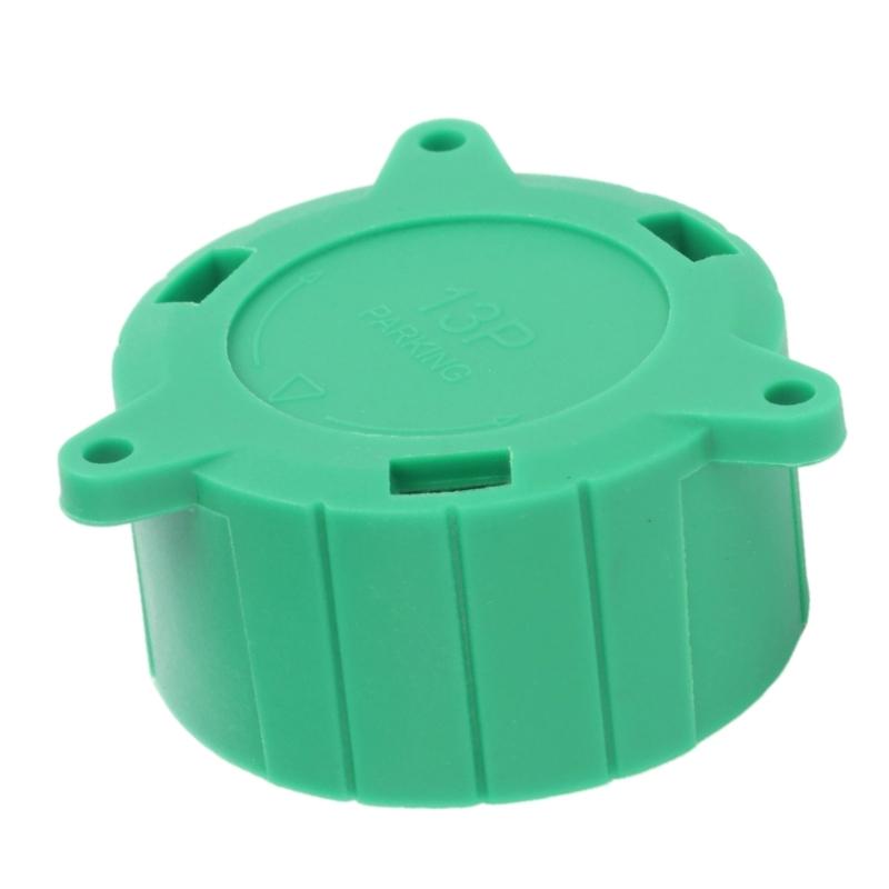 ABS Trailer Electrical Protective Covers, 10 Green Slip-On Pieces for European 13-Pin Interfaces to Help Limit Dust and Loose Debris Entry