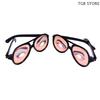 1Pc Halloween Novelty Glasses Funny Glasses Toy Party Photo Booth Props