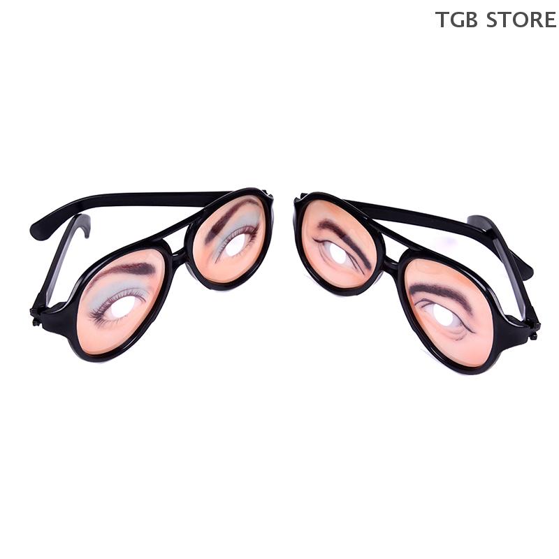 1Pc Halloween Novelty Glasses Funny Glasses Toy Party Photo Booth Props