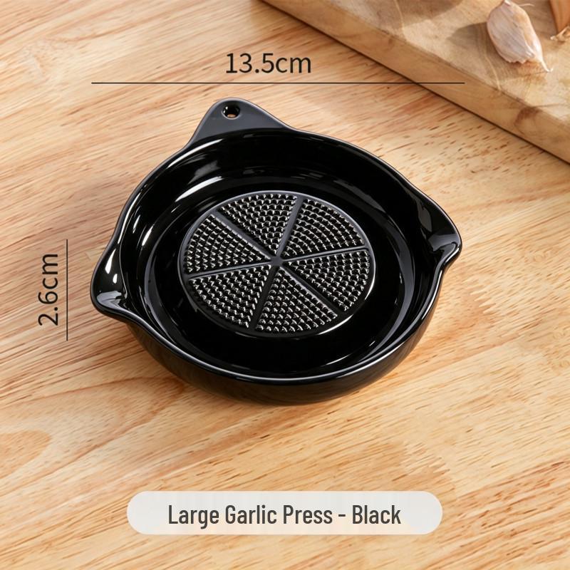 Cream Ceramic Garlic and Ginger Paste Grinder - Creative Kitchen Gadget for Children's Food Supplement