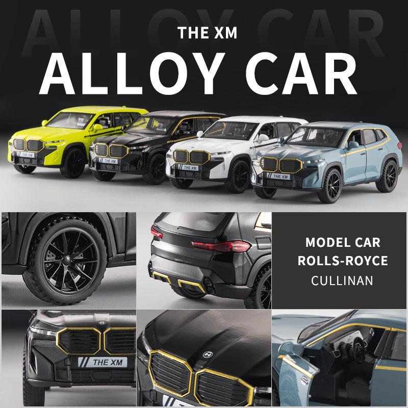 Limited edit 1:32 Die-cast Metal simulation XM Alloy model sports car sound and light Collection model boys' toy gift