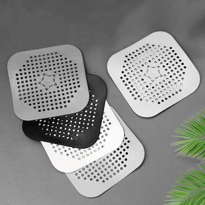 Filter Screen Sewer Anti-blocking Floor Drain Mat Sink Hair Collector Kitchen Bathroom Anti-blocking Deodorant Floor Drain Fitti