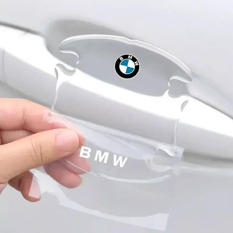 -8PCS Anti Scratch Stickers Car Door Handle Cup Protector Film For BMW E46 E52 E53 E60 E90 E91 E92 E93 F30 M3 M5 M6 X1 X3 X5 X6