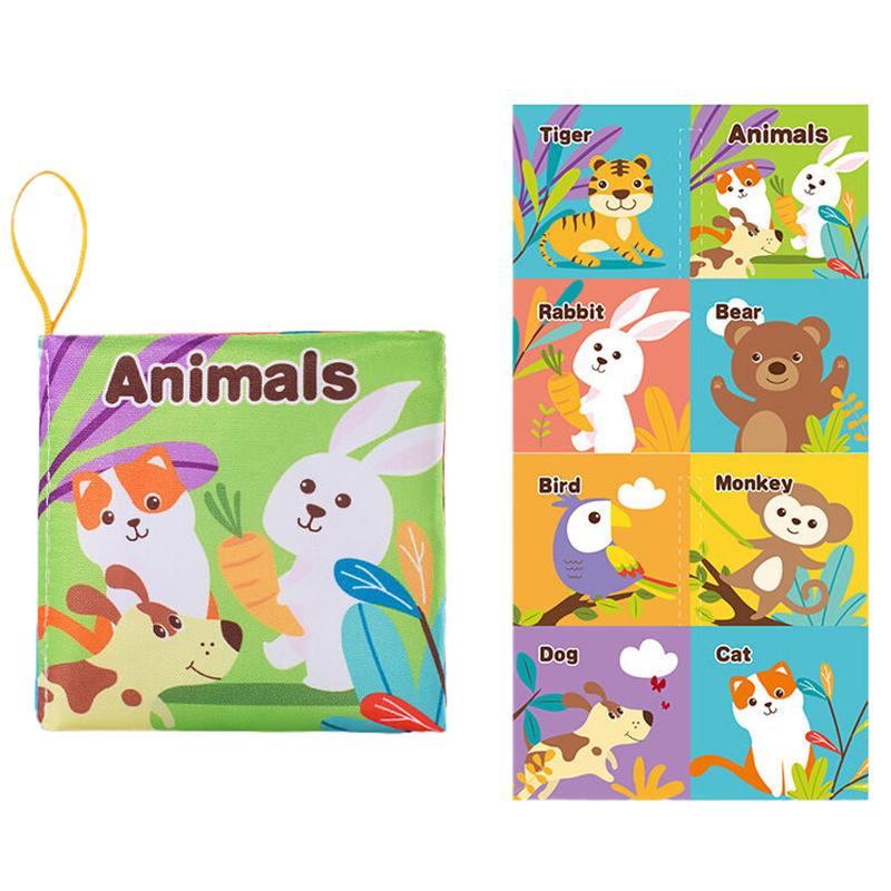 

Soft Baby Fabric Book Interactive Sensory Activity Cloth Book For Babies First Educational Montessori Early Learning Game
