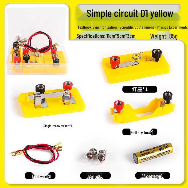 4th Grade Simple Circuit Science Kit: Light Up Bulbs for Primary & Junior High Physics