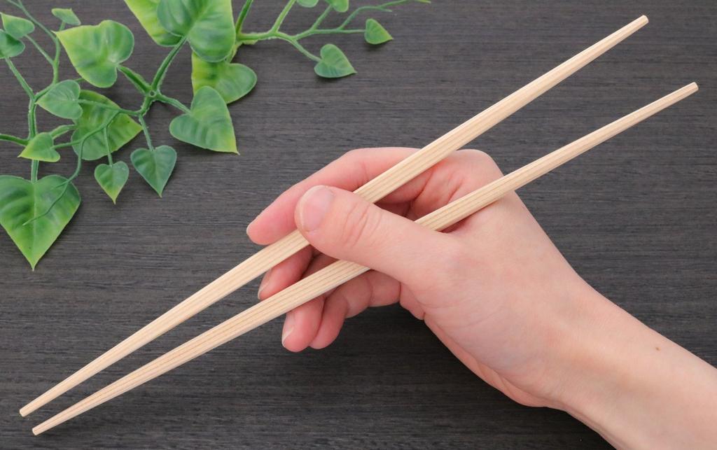 Yoshii Shoji Made in Japan Yoshino Cedar Ranchu Luxury Disposable Chopsticks 26cm 100 servings Kaiseki Restaurant Poly-filled YOS-022