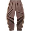 Anta Lifestyle Series Simple Round Neck Warm Top Breathable Comfortable Long Pants Casual Sports Suit Men Sportswear Caramel 952448201-5