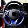 For Toyota CHR C-HR  201718 19 20   ABS Carbon Fiber Car Steering Wheel Trim Direction Control  Decoration Accessories