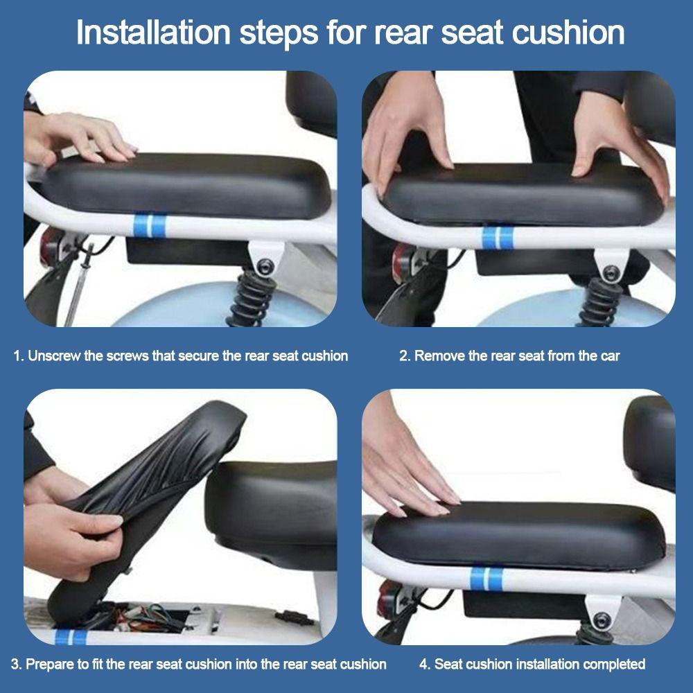 Leather Electric Vehicle Seat Cover Universal Electric Vehicle Protection New Back Seat Cover