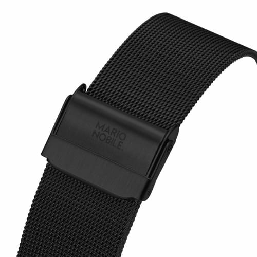 Class Fourteen VOLARE Dark Metal Mesh Men's Watch VO17BK005M, Officially Imported, Black