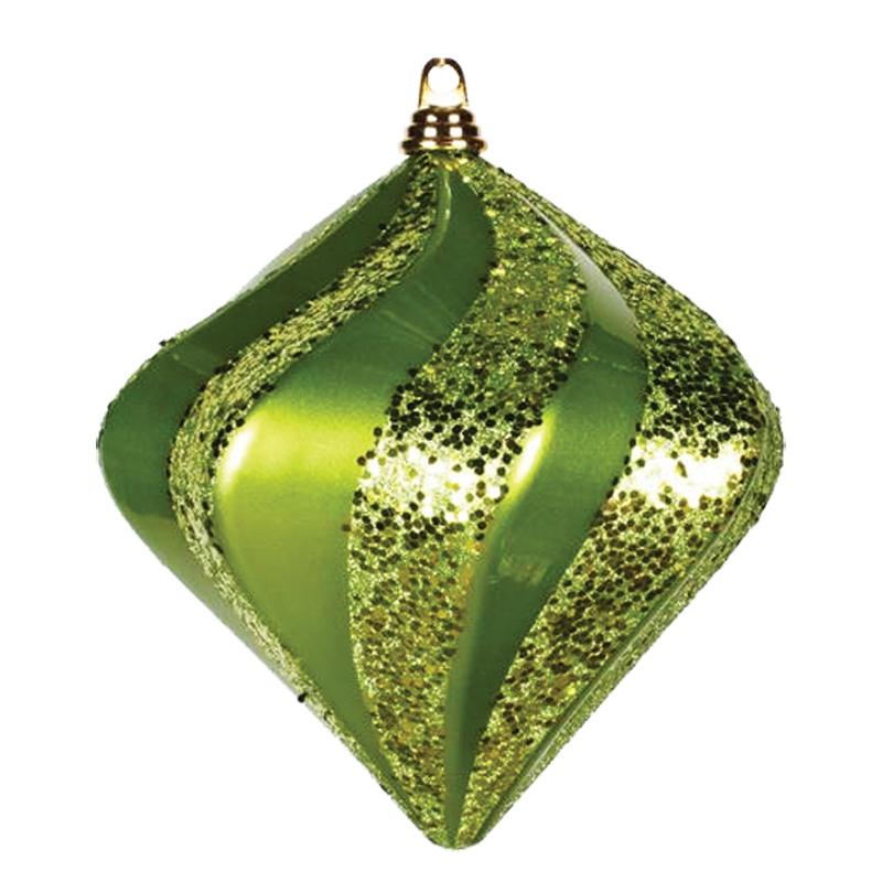 

Christmas Ball Neon-night diamond 25 Cm Color Green 502-214