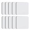 10pcs Sublimation Blank Cup Coasters Bulk Round Blank Cup Mat Rubber For Sublimation Transfer Heat DIY Crafts