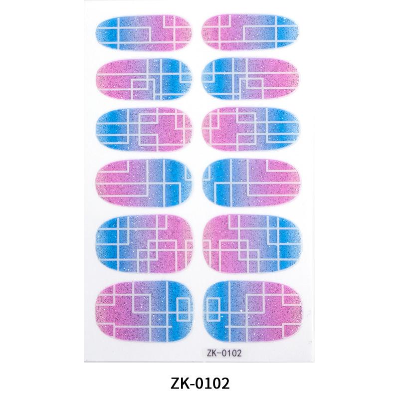 Neue Nail Art Sticker Cartoon Niedliche Zwiebel Rosa Liebe Wasserdichte Nagelaufkleber Vollständiger Aufkleber