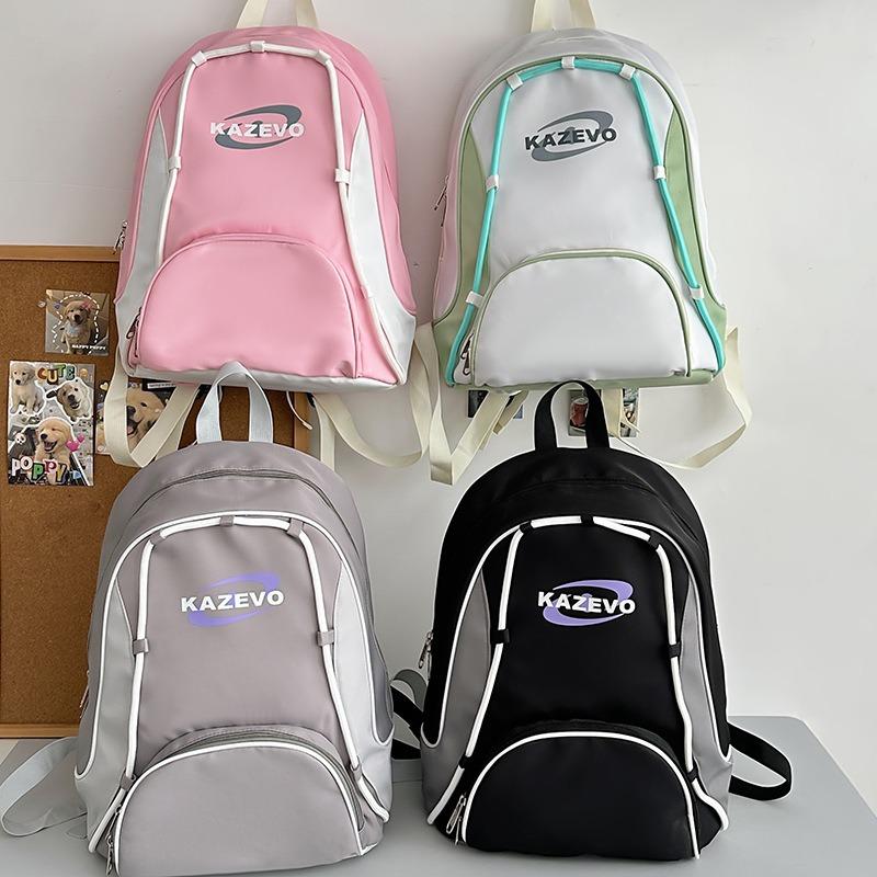 College Students Backpack Women's Wind Large Capacity High School Students Junior High School Students Sports Wind Backpack Men's Schoolbag