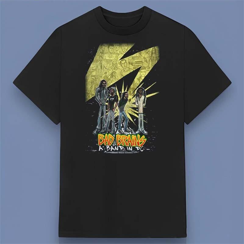 Bad Brains A Band in DC Tour Unisex Shirt Gift for Friends All Size S-4XL S