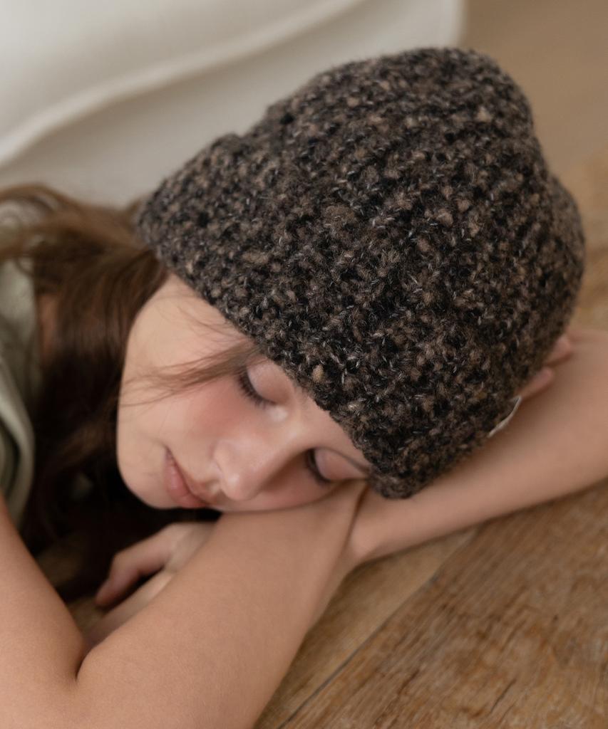 Tatiana Boucle Texture Knit Beanie Ht8213