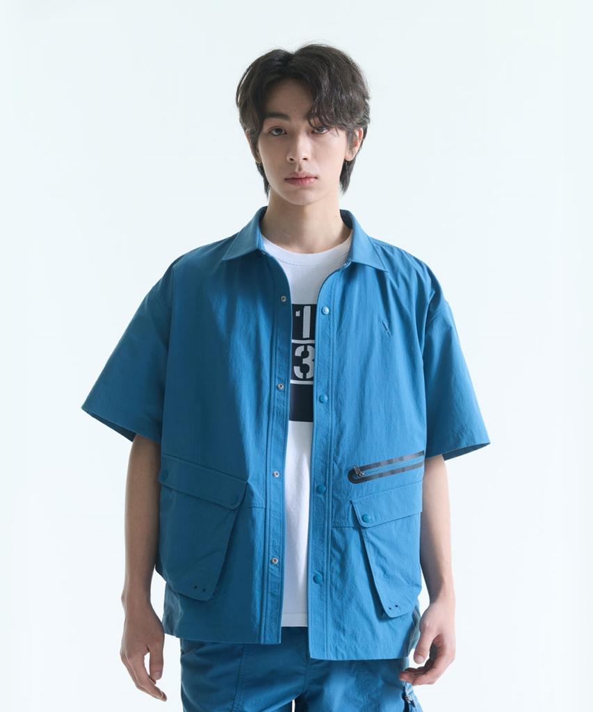 Aigle Trendy Ripstop Short Sleeve Shirt Aas26Mshi004Bas