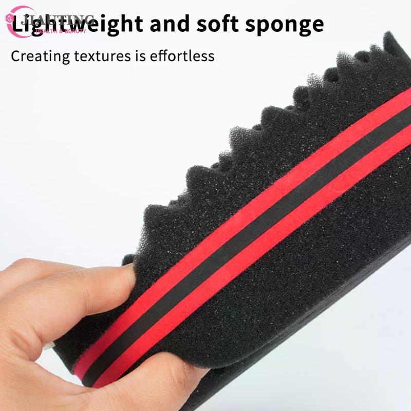 Barber Shop Men Hair Braider Twist Sponge Gloves African Hair Styling Fork Comb Hair Curls Foam For Salon Hairdressing Tools