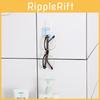 Adhesive Plastic Hooks Wall Mounted No Drill Installation Modern Home Decor