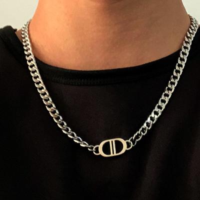 Non Fading Letters, Thick Chain Necklace, Collarbone Chain, Neck Chain, Women's Style, Explosive Street Style, New Style