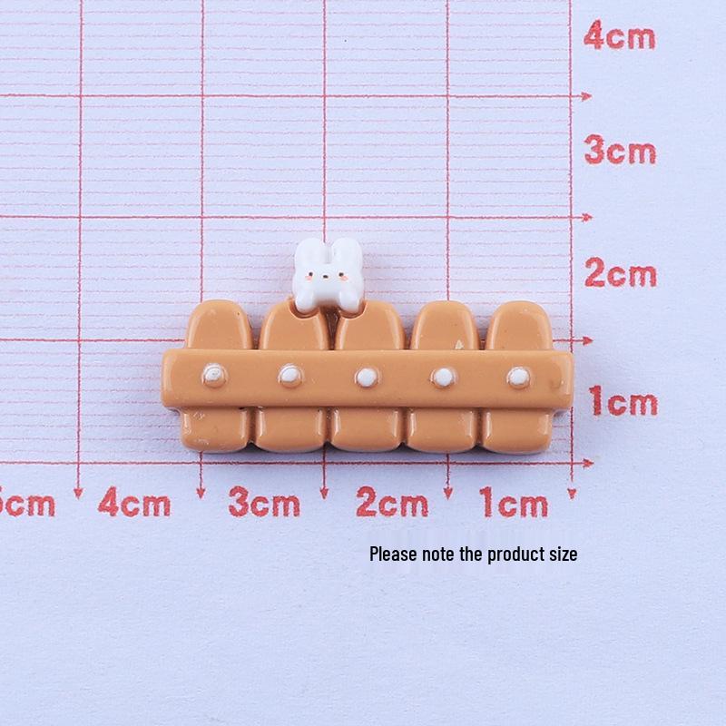 Cute Garden Cartoon Resin Hair Clips DIY Accessories