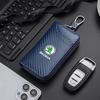 HAWX3 Car Purse Card Money Holder License Card Case Wallet For Skoda Fabia Kamiq Superb MK3 VisionS Yeti Scala Enyaq-iV Octavia Kodiaq