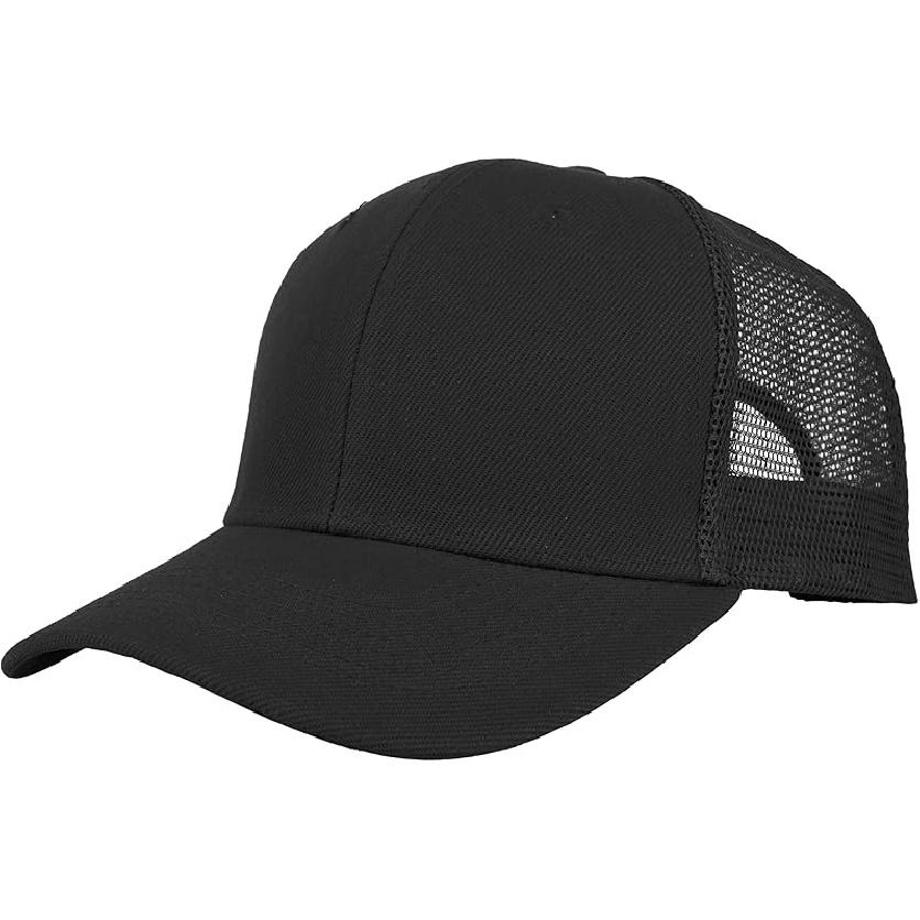Gelante Mesh Trucker Baseball Cap Snapback Hat Structured Front Panel
