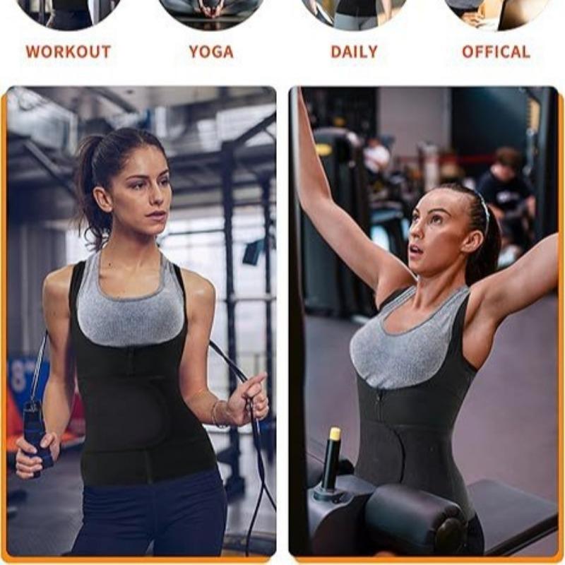 Women Sweat Waist Trainer Body Shaper Gym Fitness Yoga Slimming Vest