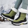 Women's Winter Boots High-top Cotton Shoes 35-42 Years Old, Outdoor Anti-slip Waterproof Large Size