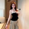 American Spice Girl Design Vest Women's Summer New Slim and Skinny Sleeveless Outer Wear Tube Top Inner Top