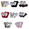 Breathable Children Middle Calf Socks Cute Cartoon Dog Pattern Combed Cotton Socks Daily Comfort For Active Kids