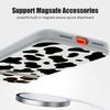 Cow Print Magnetic Phone Case For iPhone 17 Pro 16 15 14 13 Pro Max For Magsafe Wireless Charge Lens Protect Hard Back Cover