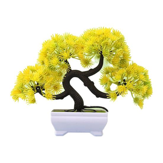 Artificial Plant Pot Energetic Easy Care Non-fading Vivid Ornamental Fake Flower Pot