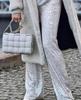 2025 European & American Women's Sequin Slim Straight Pants - Fashionable & Casual