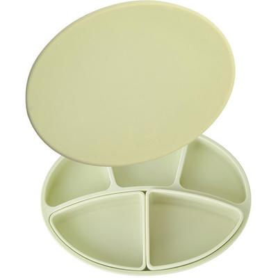 Toddler Modui Suction Cup + 2 Types of Sharing Plates + Suction Cup Color Lid Set, Mung Beans, 1 Set, Popular Korean Child Care Products