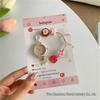 Korean Style Apple Beaded Bracelet Women's Quartz Watch - Cute, Niche Design for Students