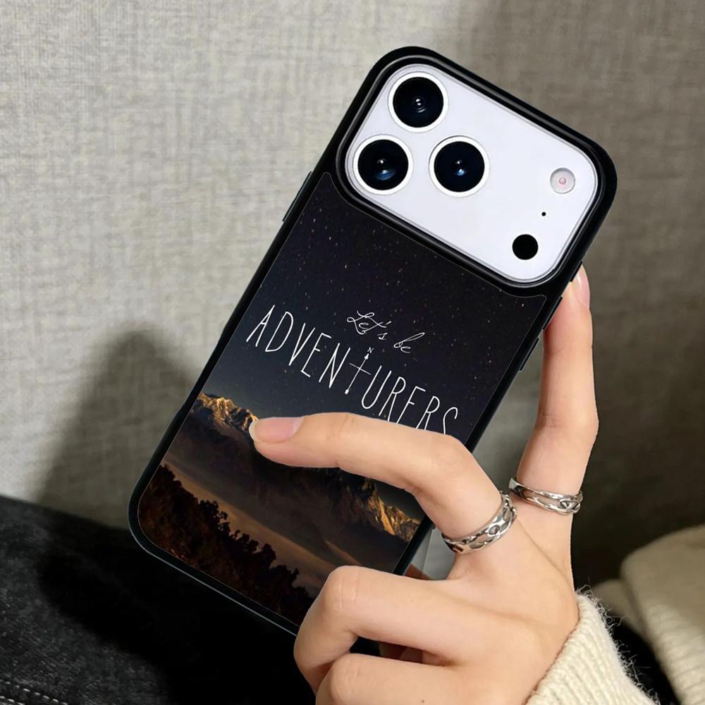 Capa Case for iPhone 17 Air 16 Pro Max 15 Plus 11 13 Mini 14 12 Back Phone Cover Travel inspiration