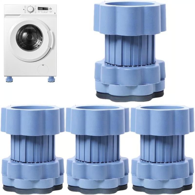 4Pcs Universal Heightening Pad For Washing Machine Base Shock-Absorbing Slip Base for Refrigerators Proof and Silent