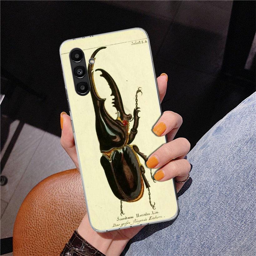 Bugs Bees Scientific Decomposition Phnoe Case for Samsung Galaxy A17 A37 A57 A16 A26 A36 A56 A15 A14 A13 A55 A54 A53 A35 A34 A33