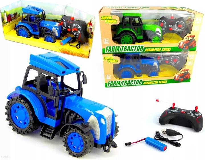 Traktor Ciągnik Na Akumulator Zdalnie Sterowany Na Pilot Rc Farma Aku