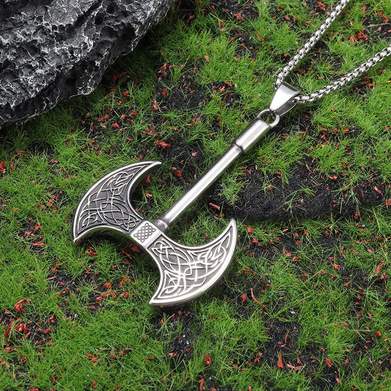 Accessories Celtic Ax Trendy Hip-hop Hip-hop Male Pendant Necklace
