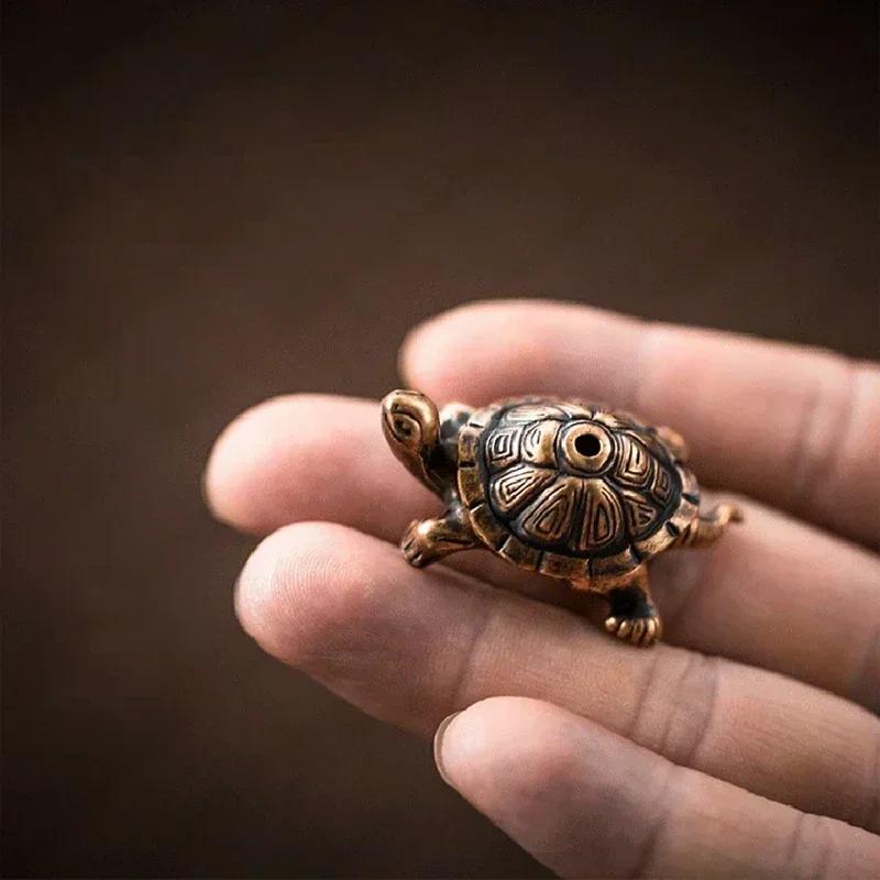 Mini Metal Turtle Shape Incense Stick Meditation Buddha Sandalwood Stick Holder Funny Animal Incense Holders Home Decor 1PC