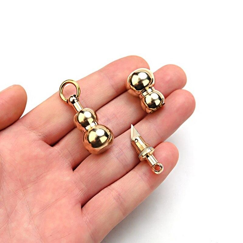 Přenosný Mini Řezný Nástroj Multifunkční EDC Kapslový Nůž Malý Přívěsek na Klíče Nástroj