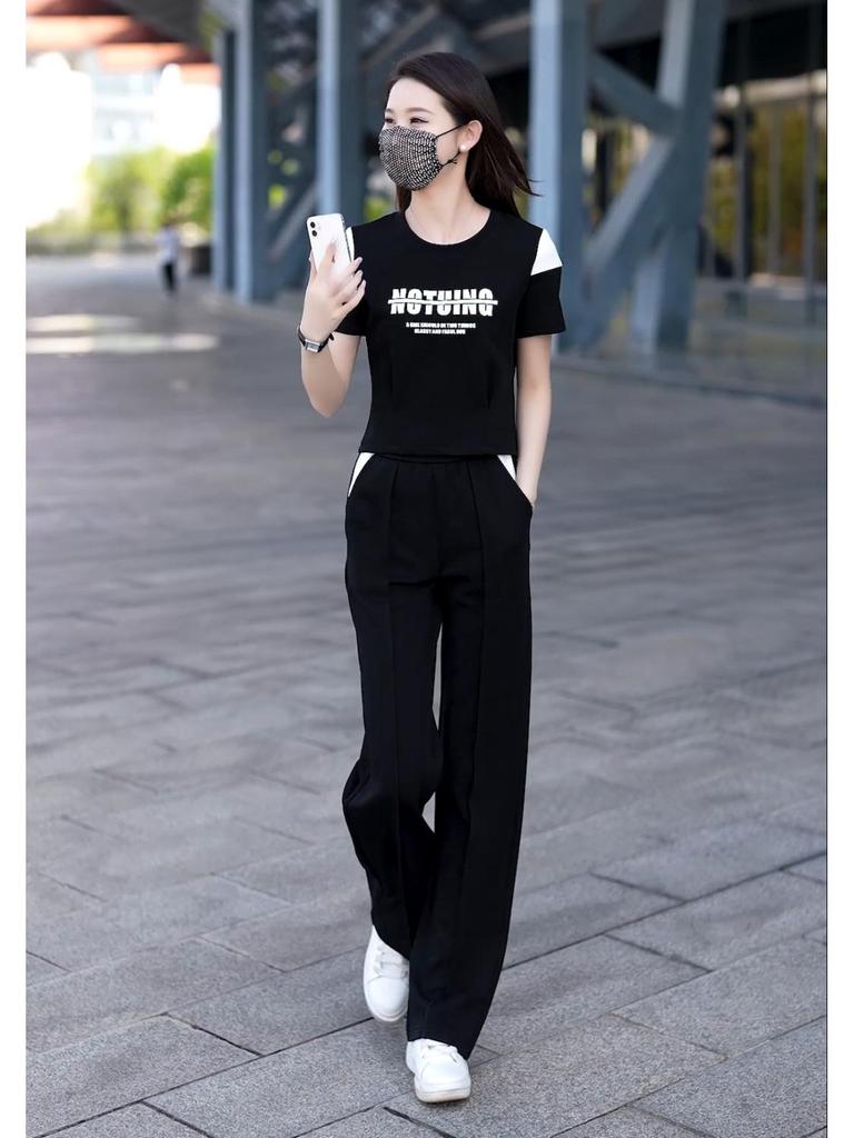 2026 Women's Chic Summer Sports Dress Suit - Age-Reducing Short Sleeve Skirt Two-Piece Set