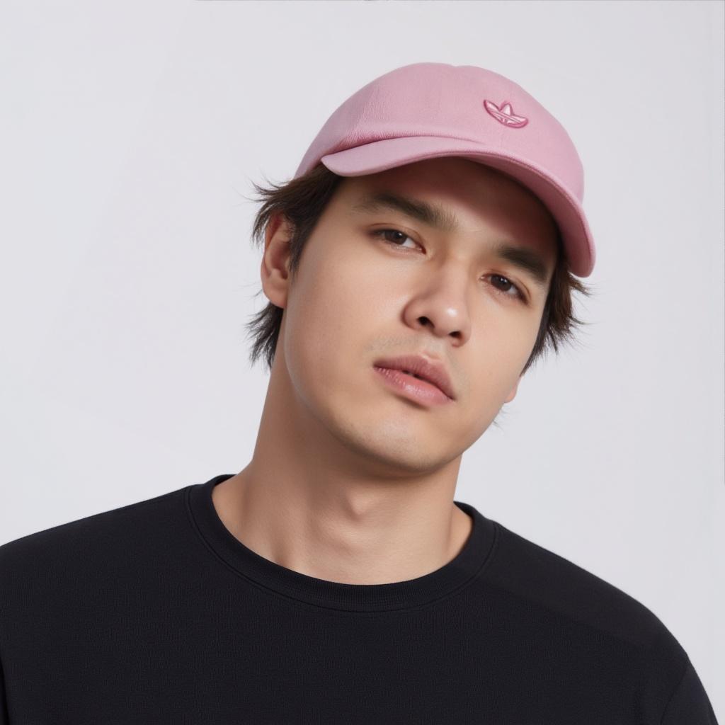 Adidas Originals Cotton Baseball Caps Unisex Pink (Unisex) Baseball Caps HD9737